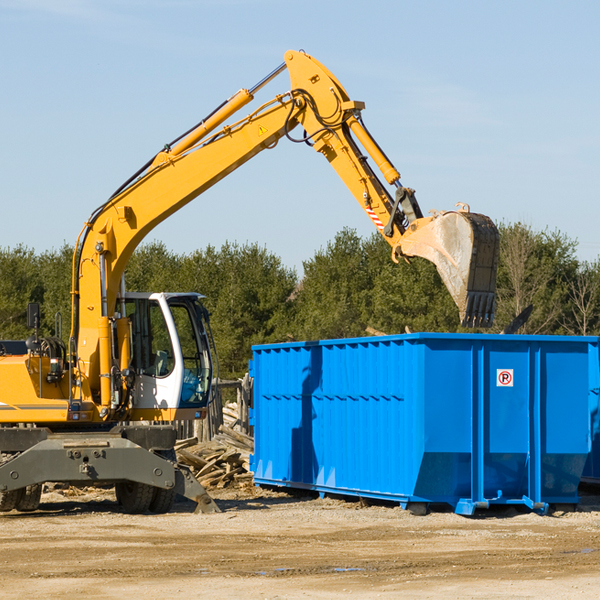 can i choose the location where the residential dumpster will be placed in Zemple Minnesota